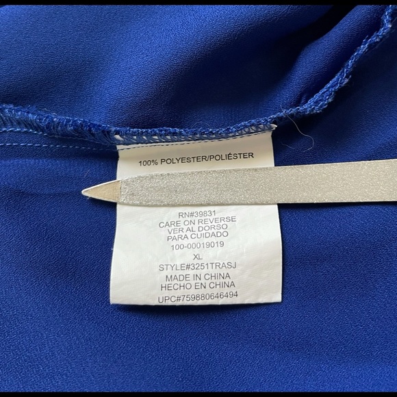 Boho Embroidered Tulip Back Strappy Tank Top - Picture 5 of 5